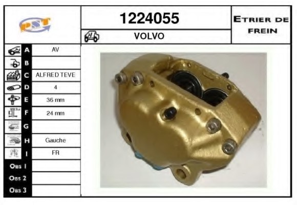 SNRA 1224055 Brake Caliper